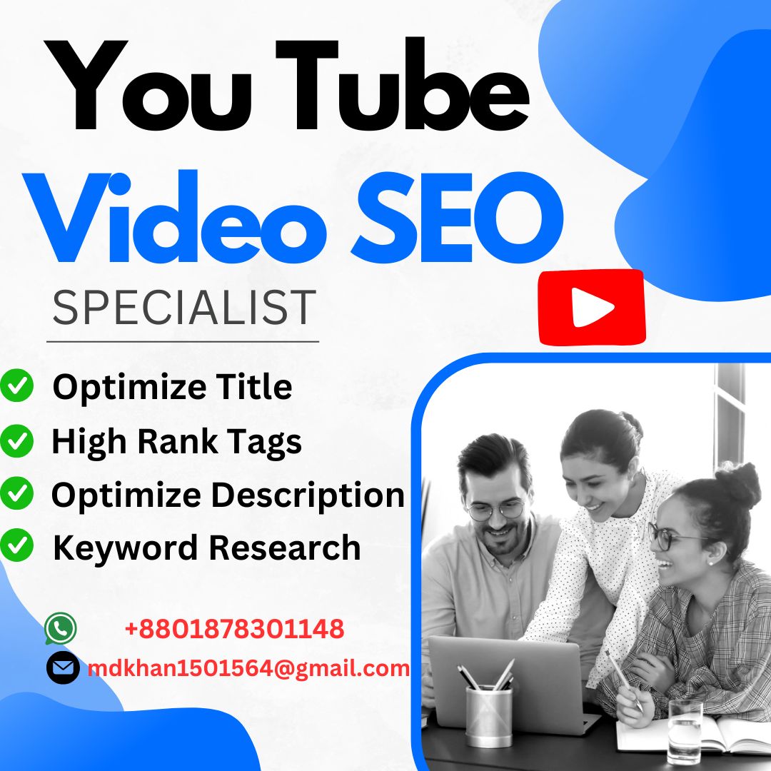 mdshohelit's tweet photo. Boost Your YouTube Video Rankings with Expert SEO Optimization! 

Are your YouTube videos struggling to get views? Do you want to rank higher and reach a wider audience? Our YouTube Video SEO Specialist services can help you achieve your goals!

📞 +8801878301148 https://t.co/cJtMdKM7Pb