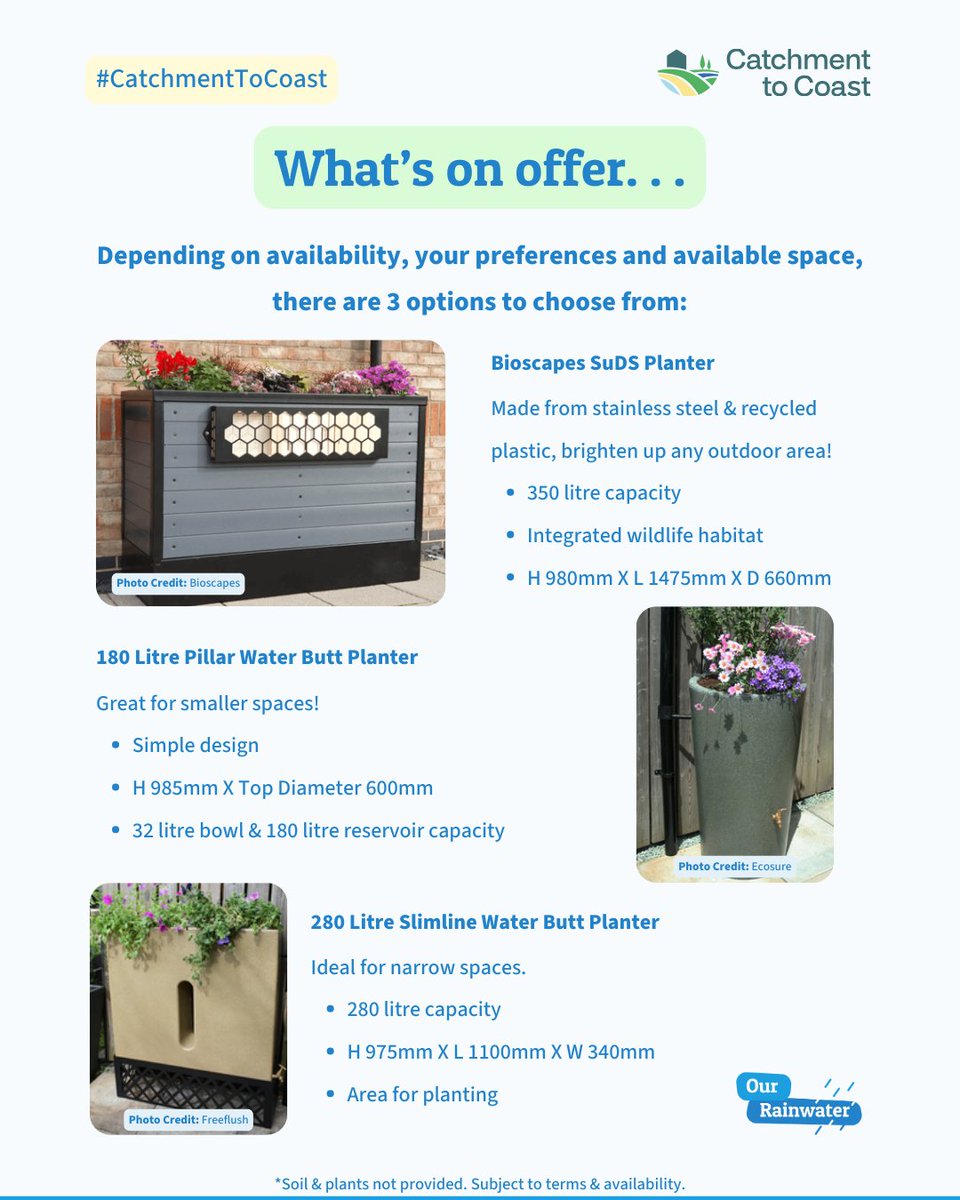 Do you live in Southend? Would you like to capture rainwater for free? If your property is in the Westcliff area of Southend, you might be in luck! 🌧️

Sign-ups &amp; check your eligibility here: ourrainwater.com/sign-up but be quick as availability is limited!

#Southend #Slowtheflow