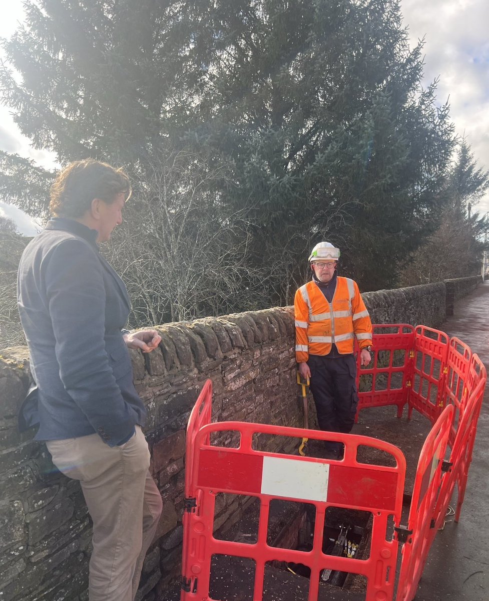 🤝 It was great to meet with Grace, Robert &amp; Martin from Openreach on Friday.

It was fascinating to learn more about their underground and overground infrastructure, which is so important to communities across Angus and Perthshire Glens.