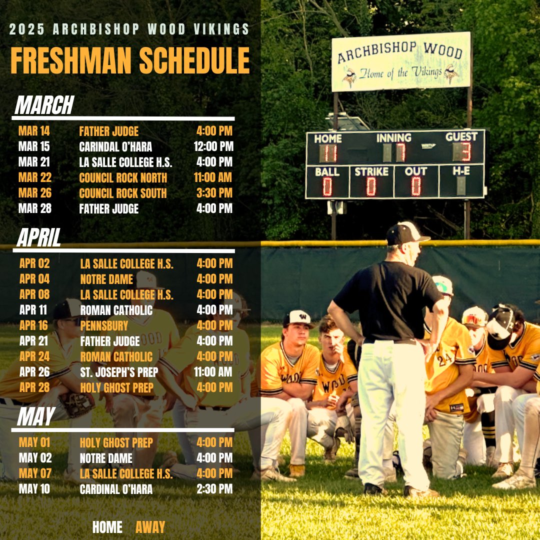 Archbishop Wood Baseball tweet media