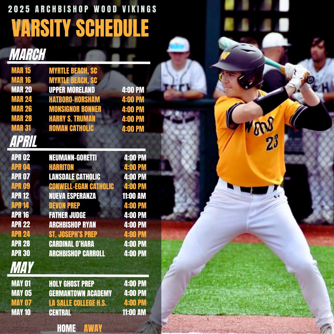 Archbishop Wood Baseball tweet media