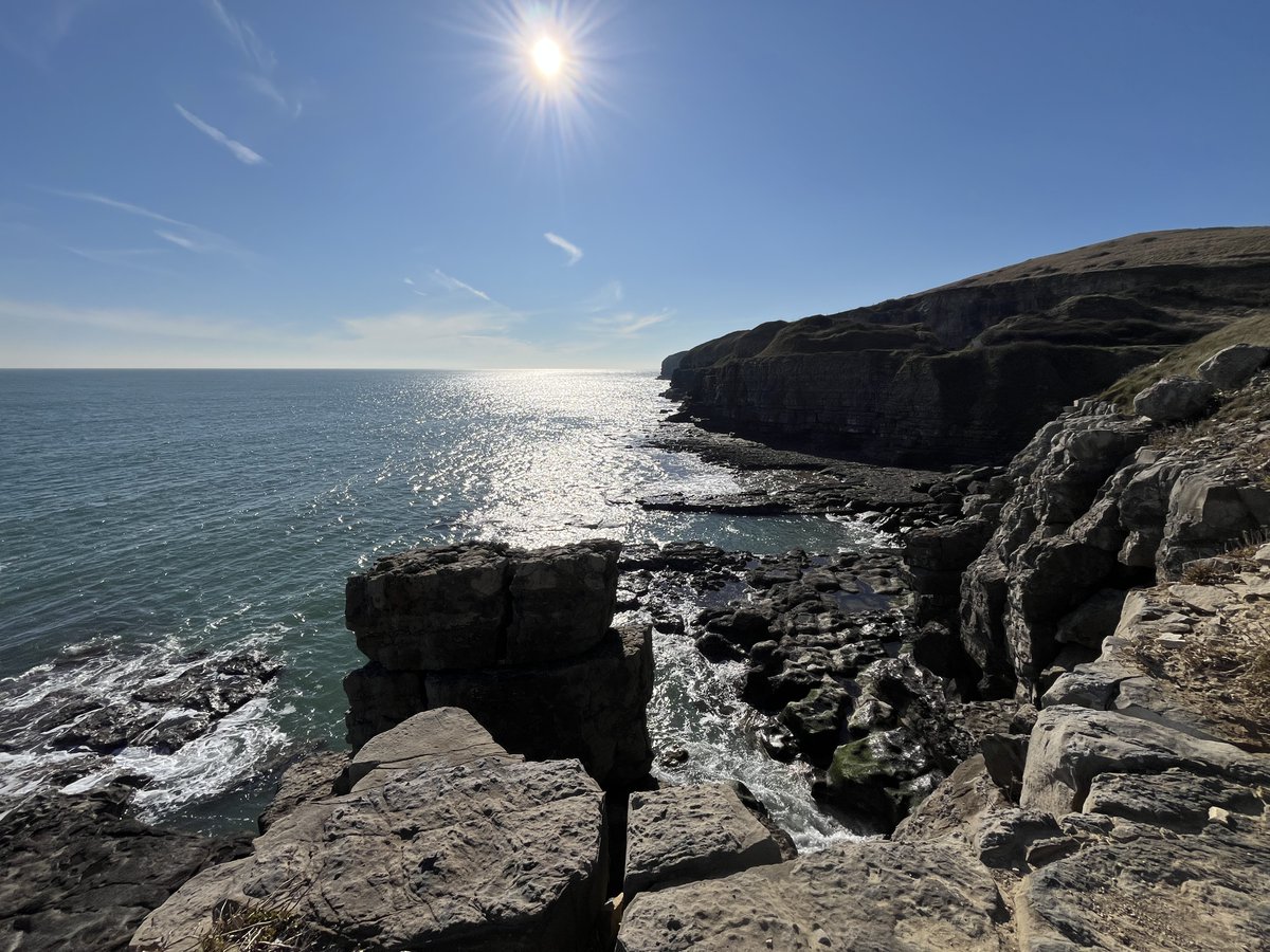 TravellingTrev's tweet photo. Gorgeous as always down on the #JurassicCoast today #DancingLedge #Winspit #Dorset β₯οΈπ¦π¦ https://t.co/XpdJ0QPV2T