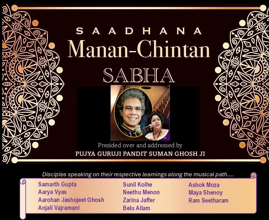 CICMH (@cicmh_us) on Twitter photo Musical introspection at
๐บS๐a๐h๐n๐ ๐a๐งa๐ง-๐h๐ขn๐ญa๐ง ๐a๐h๐๐บ
Disciples learnt from Pujya GuruJi's treasured insights & also shared their unique realizations along this path. A precious opportunity!๐ #SaadhanaPariwar
<a href="/PtSumanGhosh/">๐๐๐ซ๐ก๐ฆ๐ฑ ๐๐ฒ๐ช๐๐ซ ๐๐ฅ๐ฌ๐ฐ๐ฅ</a> Ji
GuruMa Smt.Shashikala Ghosh Ji Musical introspection at
๐บS๐a๐h๐n๐ ๐a๐งa๐ง-๐h๐ขn๐ญa๐ง ๐a๐h๐๐บ
Disciples learnt from Pujya GuruJi's treasured insights & also shared their unique realizations along this path. A precious opportunity!๐ #SaadhanaPariwar
<a href="/PtSumanGhosh/">๐๐๐ซ๐ก๐ฆ๐ฑ ๐๐ฒ๐ช๐๐ซ ๐๐ฅ๐ฌ๐ฐ๐ฅ</a> Ji
GuruMa Smt.Shashikala Ghosh Ji