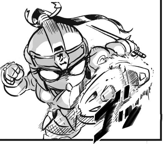 兄上直伝の回し蹴り 