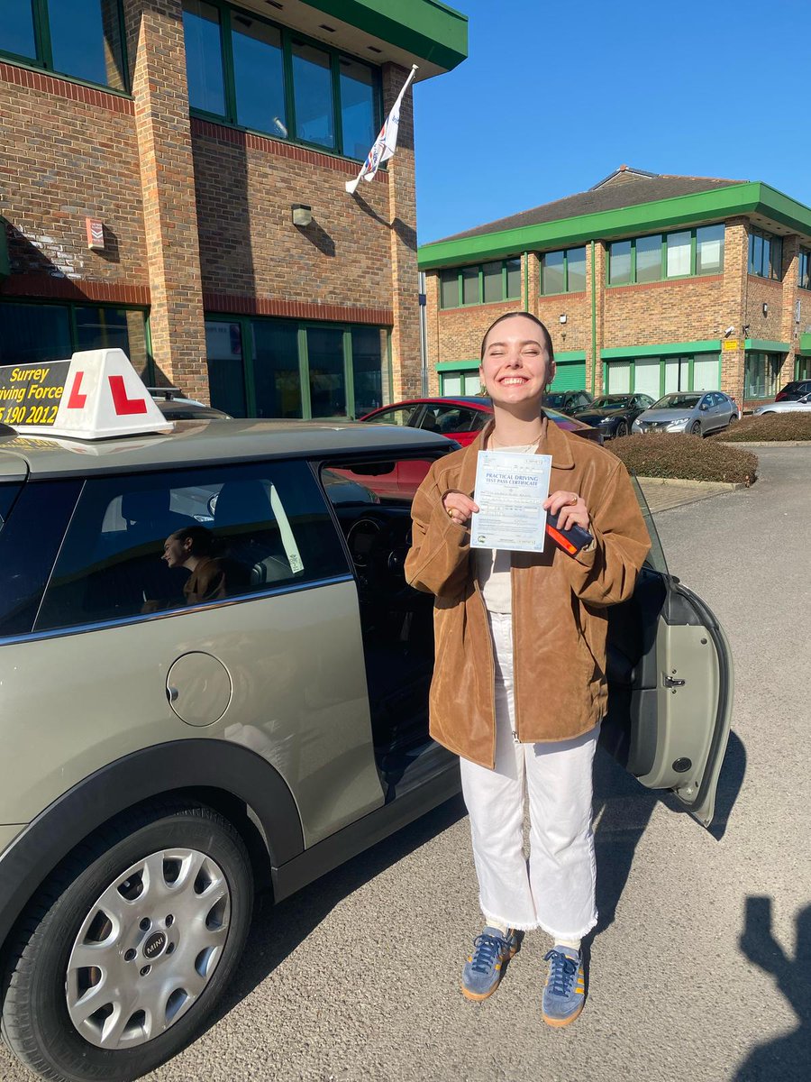surreydriving's tweet photo. Congratulations Lauren for passing 1st time with me at Chertsey @ 12:28pm on 3rd March 2025 with only 4 minors. It’s been a real pleasure teaching you. You smashed it! 💙😎 From Sonny https://t.co/PYFAsJkxLc