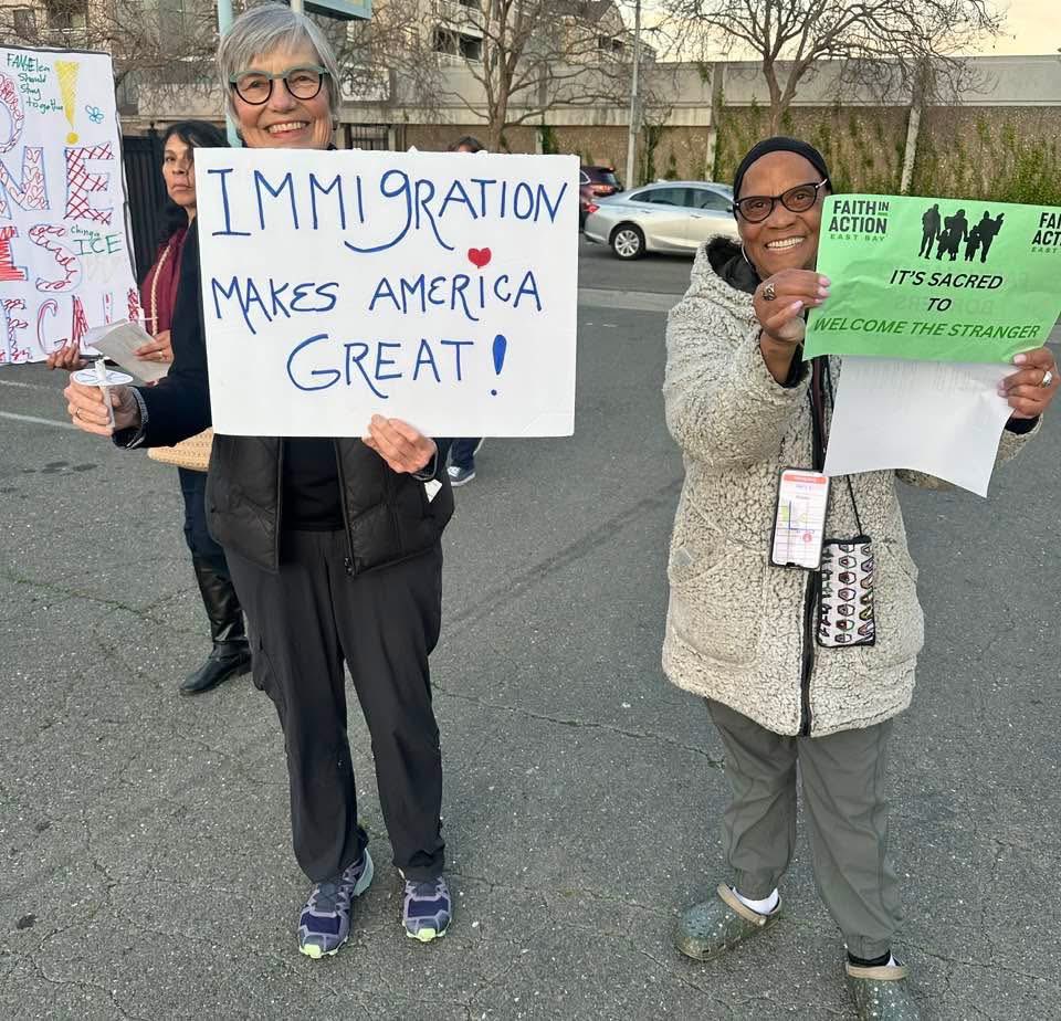 Recently a large group of mostly West County residents marched to show support of our hard working immigrant families. Over 25% of Contra Costa residents are immigrants and they own over 35% of the small businesses in our County. As the sign says - Immigration Makes America Great