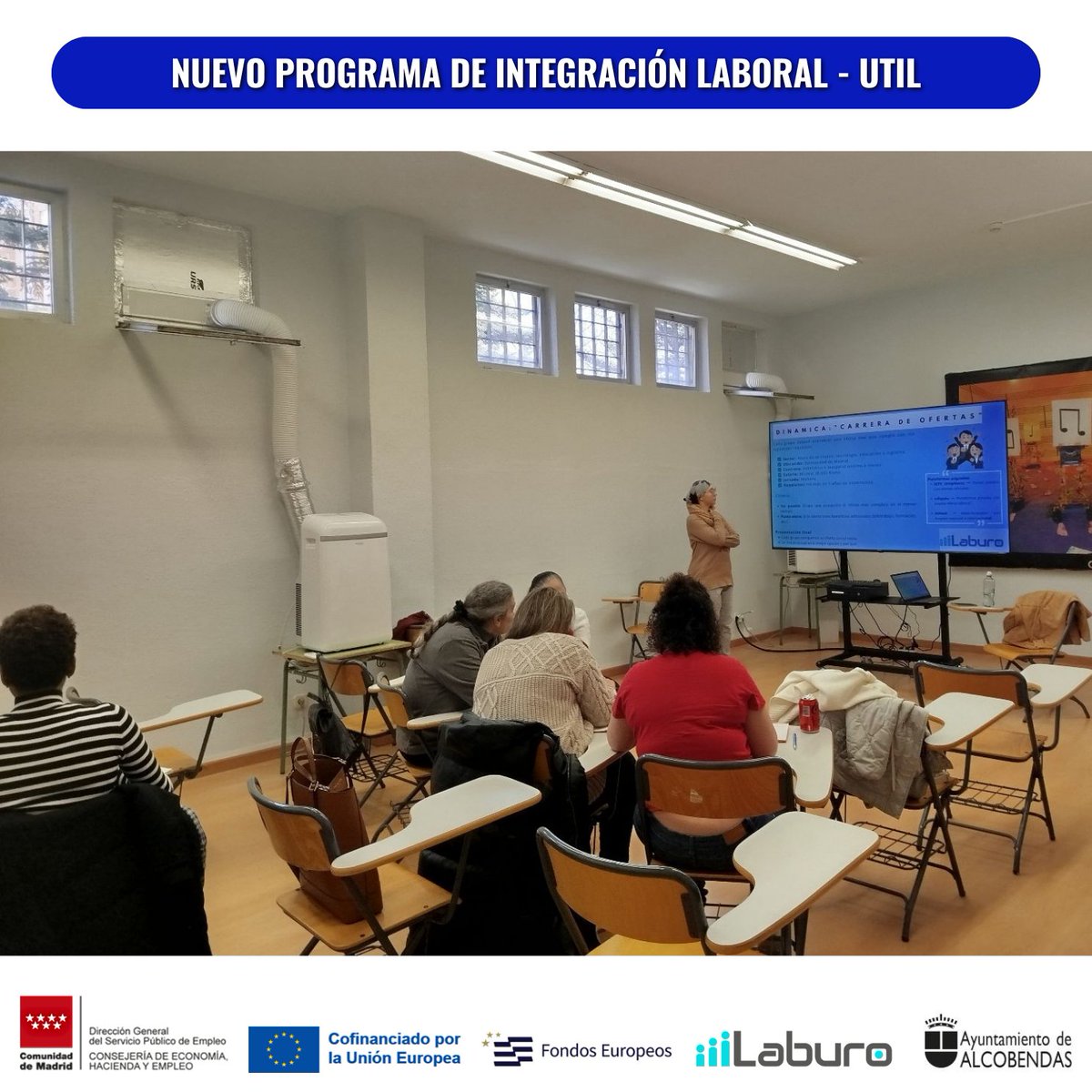 Del 21 al 27 de febrero del 2025 realizamos el Taller de Búsqueda Activa de Empleo en nuestro programa UTIL, donde nuestros participantes aprendieron a manejar herramientas clave para mejorar sus oportunidades laborales. <a href="/AytoLeganes/">Ayuntamiento de Leganés</a> y <a href="/Alcobendas_ayto/">Ayuntamiento Alcobendas</a> #FSEPlus <a href="/ComunidadMadrid/">Comunidad de Madrid</a>