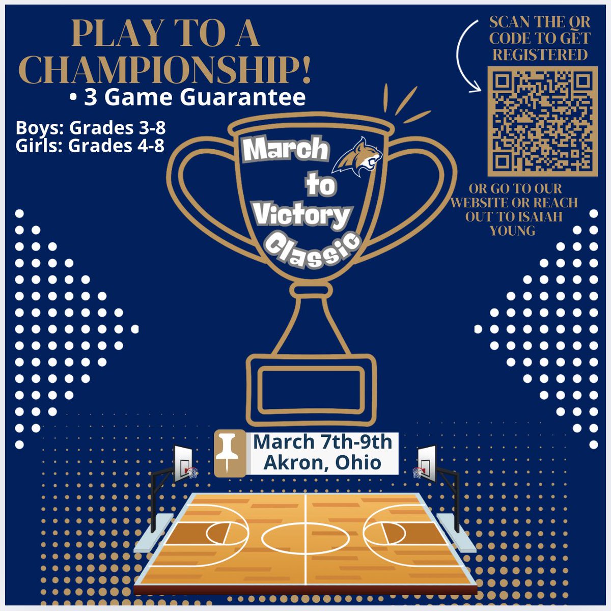 LAST DAY TO GET YOUR TEAMS REGISTERED FOR THE MARCH TO VICTORY CLASSIC‼️
•
•
We are so excited for the first Bobcat tournament this weekend!  
Check out our website for more information!
#DoYourJob #RefuseToLose