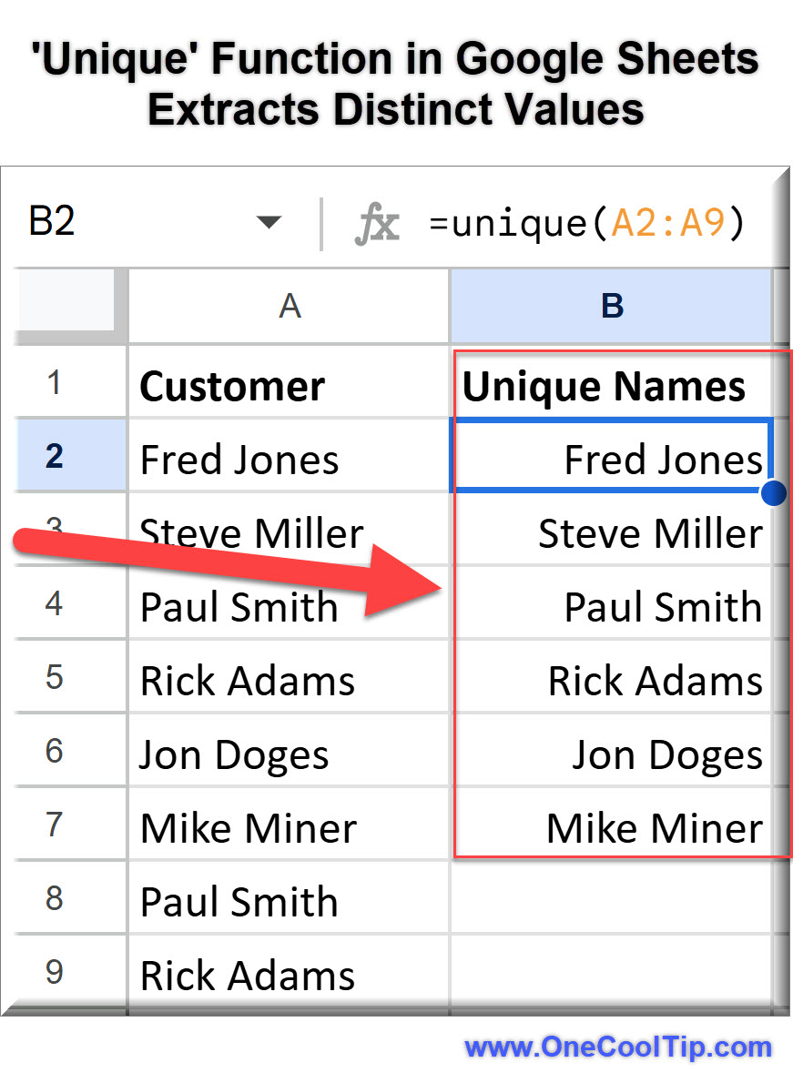 OneCoolTip's tweet image. 🧮Master the UNIQUE Function in Google Sheets

onecooltip.com/2025/03/master…

@GoogleWorkspace  #GoogleSheets #GoogleSheetsTips #DataAnalysis #SpreadsheetHacks, #ProductivityTools #DataCleaning #GoogleWorkspace
#TechTips #TechGuide #OneCoolTip @OneCoolTip
