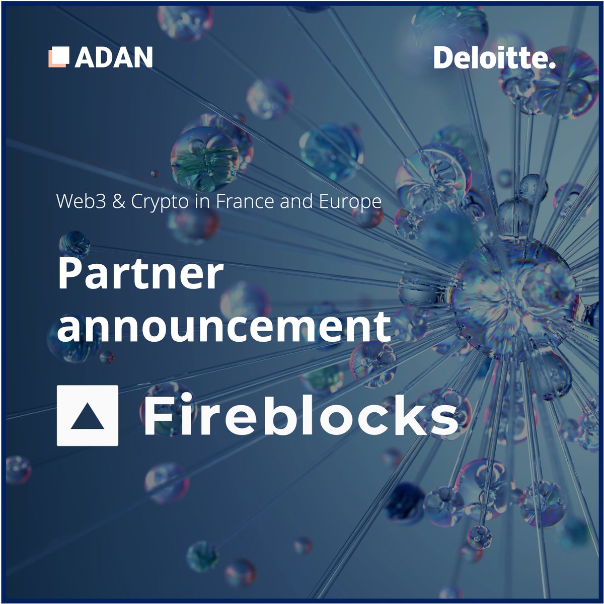 Adan (@adan_asso) on Twitter photo Adan is delighted to announce its partnership with <a href="/FireblocksHQ/">Fireblocks</a> for the 4th edition of its "Web3 and Crypto in France and Europe" 🇫🇷 🇪🇺
<a href="/FireblocksHQ/">Fireblocks</a> is the world's most trusted and proven digital asset infrastructure company, empowering organizations of all sizes to build, run Adan is delighted to announce its partnership with <a href="/FireblocksHQ/">Fireblocks</a> for the 4th edition of its "Web3 and Crypto in France and Europe" 🇫🇷 🇪🇺
<a href="/FireblocksHQ/">Fireblocks</a> is the world's most trusted and proven digital asset infrastructure company, empowering organizations of all sizes to build, run