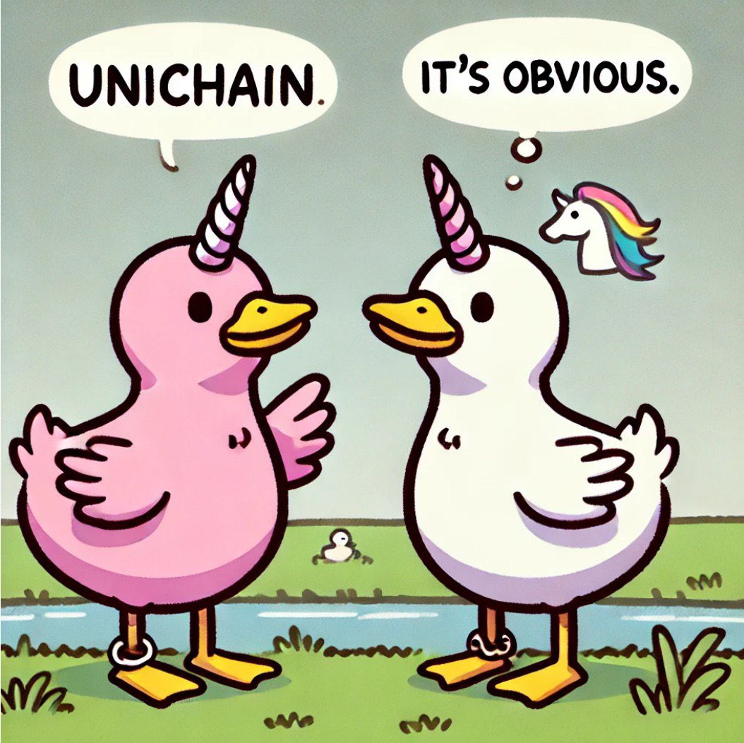 <a href="/Uniswap/">Uniswap Labs 🦄</a> <a href="/unichain/">Unichain</a> it’s obvious 😎