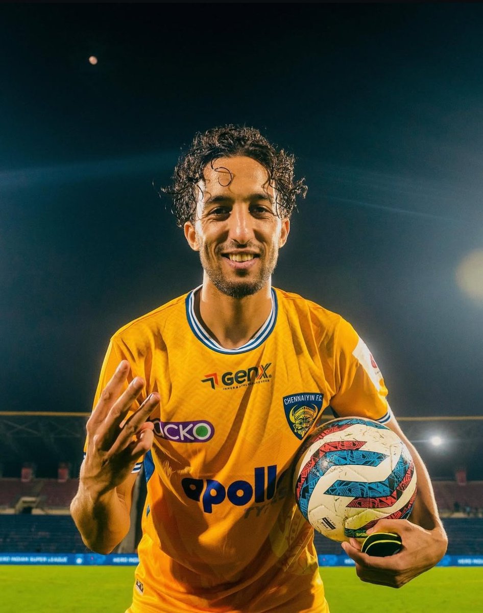 IndianFootyBest's tweet image. Over 2 years ago, a certain Dutch-Moroccan in El Khayati single-handedly dismantled #NEUFC with a hat-trick of goals, helping CFC win.

Fast forward today, another Moroccan in Alaeddine Ajaraie broke apart #CFC with a hat-trick of goal-contributions for NEUFC tonight!

Déjà vu 🔁