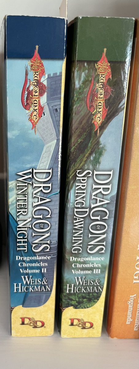 Chapter37's tweet photo. The next two books of Chronicles have arrived! Can’t wait to dive back in! @WeisMargaret #Dragonlance https://t.co/Ikfi8hbN9a
