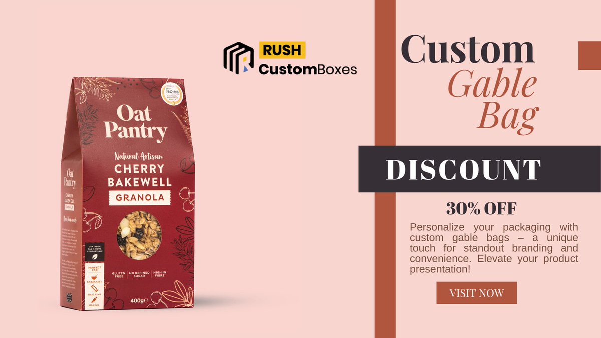 rushcustomboxes's tweet image. Stylish, durable, and functional—custom gable boxes are perfect for gifts, food, and retail packaging! Stand out with unique designs and premium quality.
#CustomGableBoxes #PremiumPackaging #RetailPackaging #GiftBoxes #BrandingMatters #FoodPackaging #LuxuryPackaging