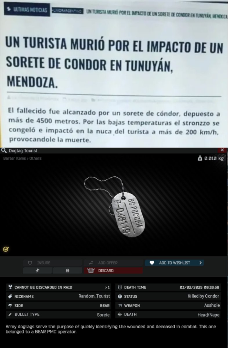 Nikita haciendo de las suyas en el nuevo parche #EFT #EscapefromTarkov