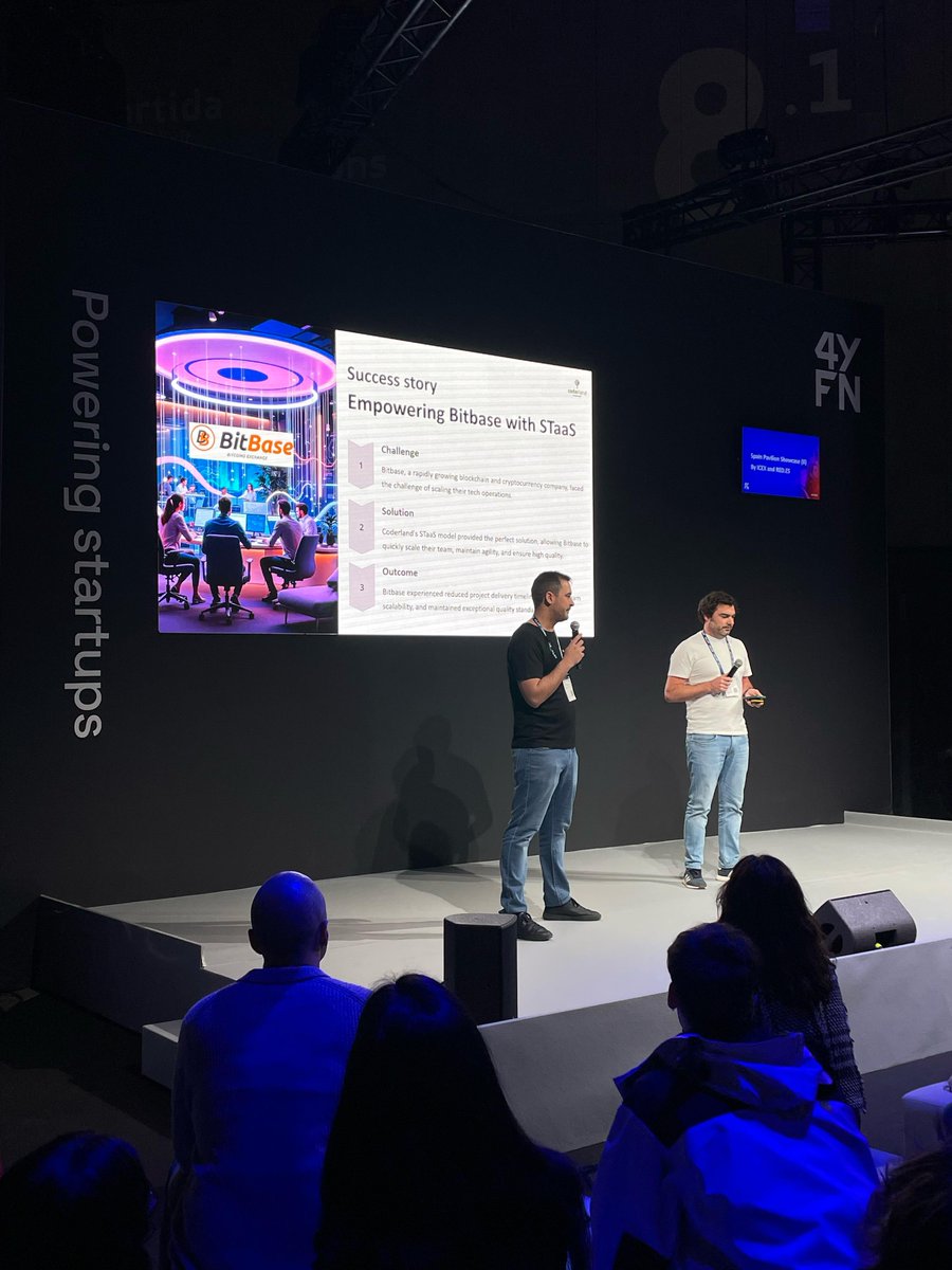 BitBase_es's tweet image. ✨ BitBase en 4YFN - MWC 2025! ✨

Nuestro Co-Fundador @llorens_adria  ha sido invitado por #Coderland como caso de éxito en @4YFN_MWC 

🔥 Un honor compartir nuestra historia en un evento tan importante

#BitBase #MWC2025 #Crypto #Blockchain #4YFN