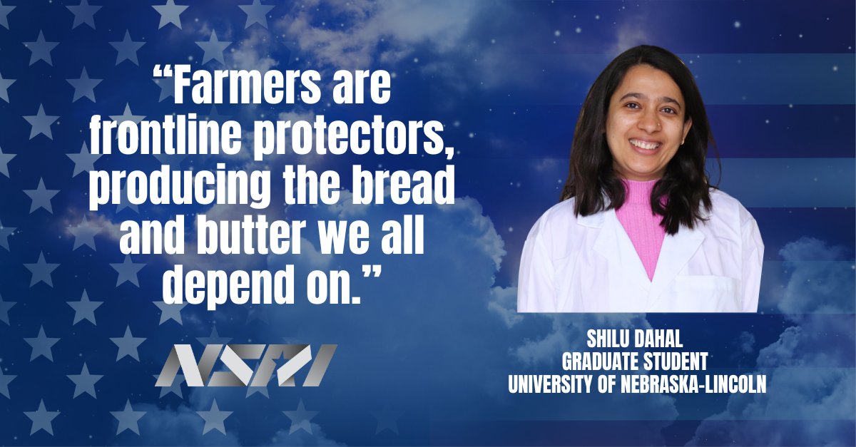National Strategic Research Institute (@nsri_nu) on Twitter photo Shilu Dahal, a <a href="/UNL_IANR/">Institute of Agriculture and Natural Resources</a> <a href="/UNLincoln/">University of Nebraska-Lincoln</a> doctoral student in #plantpathology , is collaborating on an innovative, environmentally friendly #biopesticide with DOD funding through NSRI. Get her insights in our Q&A ➡️ nsri.nebraska.edu/news/news-rele…
#nationalsecurity #homelandsecurity #CWMD Shilu Dahal, a <a href="/UNL_IANR/">Institute of Agriculture and Natural Resources</a> <a href="/UNLincoln/">University of Nebraska-Lincoln</a> doctoral student in #plantpathology , is collaborating on an innovative, environmentally friendly #biopesticide with DOD funding through NSRI. Get her insights in our Q&A ➡️ nsri.nebraska.edu/news/news-rele…
#nationalsecurity #homelandsecurity #CWMD
