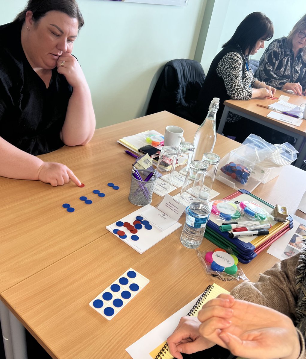 303329's tweet image. Today was the first session for our Primary Teaching Assistants. We thought deeply about what it means to have good number sense and explored the principles of counting, cardinality, composition and comparison 🔢🧮😊💭🧐 @YHMathsHub @MathsHubs @NCETM @OutwoodIE