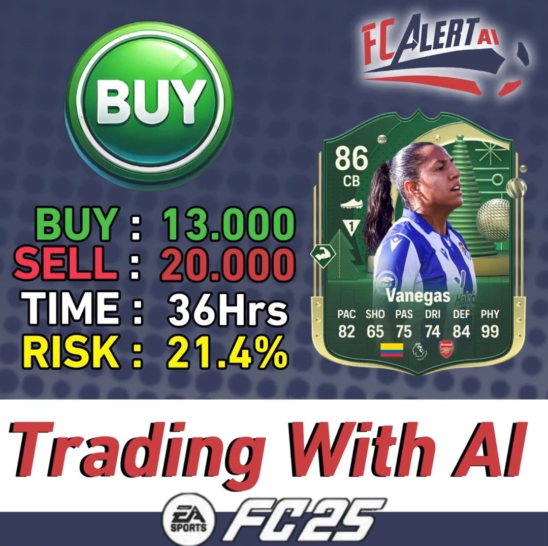 John Sims | EAFC 25 Trader & Coach (@johnsims__) on Twitter photo 🎯 NEW!! AI #eafc25 Trade Alerts!! 🎯
Want more trades on your radar?
Follow <a href="/FUT_Alert/">FC Alert AI</a> for BUY & SELL updates! 🎯 NEW!! AI #eafc25 Trade Alerts!! 🎯
Want more trades on your radar?
Follow <a href="/FUT_Alert/">FC Alert AI</a> for BUY & SELL updates!
