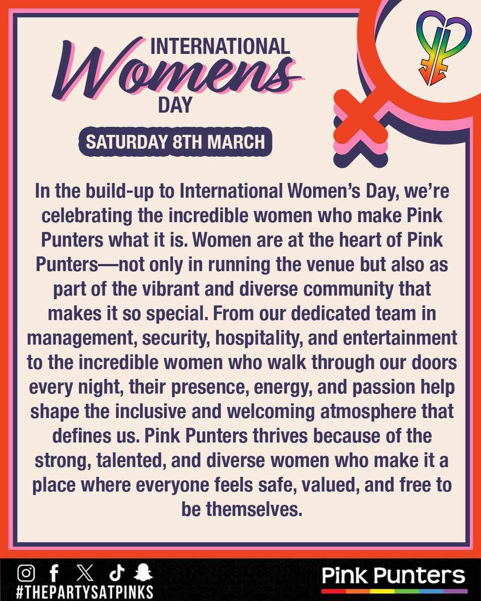 Women are at the heart of Pink Punters—from our team to our guests. This IWD, we’re celebrating the incredible women who make our space so special! 💜 #IWD2025 #AccelerateAction