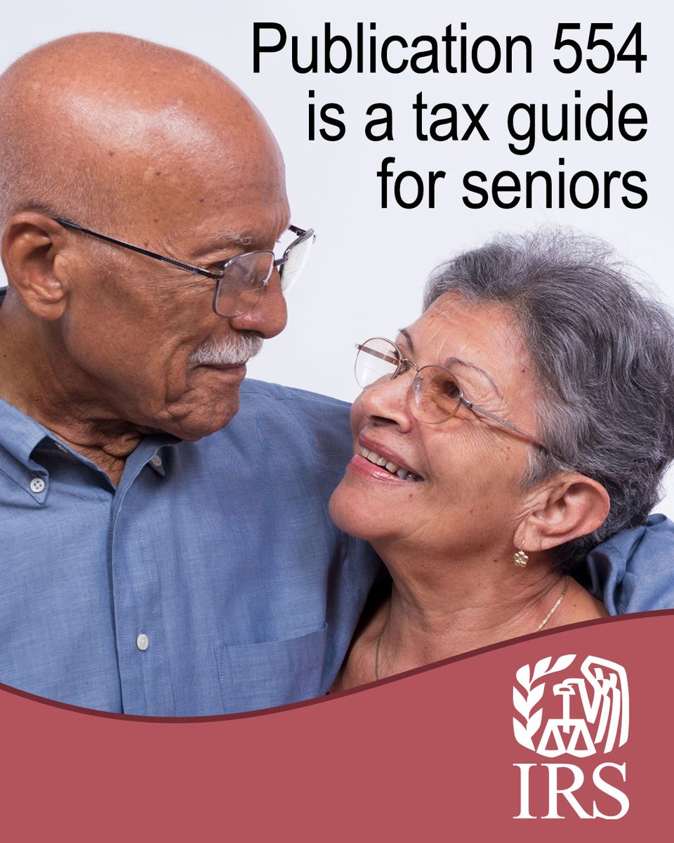 🌱Tax Guide for Seniors🌱

While most federal income tax laws apply equally to all taxpayers regardless of age, there are some provisions that give special treatment to older taxpayers. Learn more at: irs.gov/pub554

#growbrooklyn #irs #taxseason #filingseason #seniors