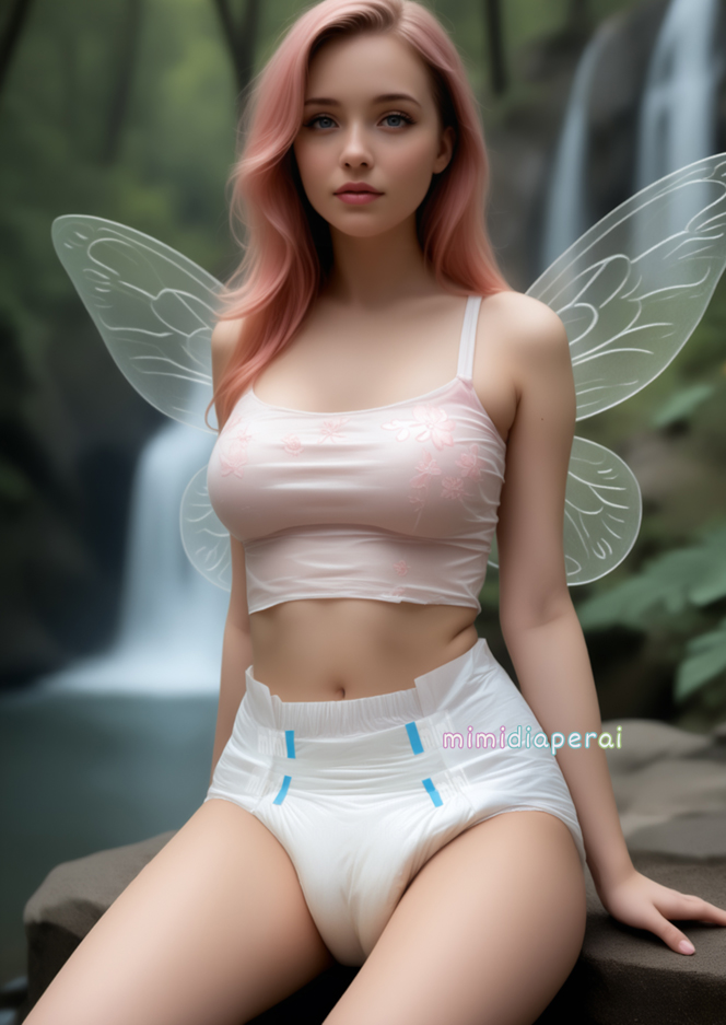 #ABDL #diapergirl #abdlgirl #diaper #AIart #おむつ #幼児退行