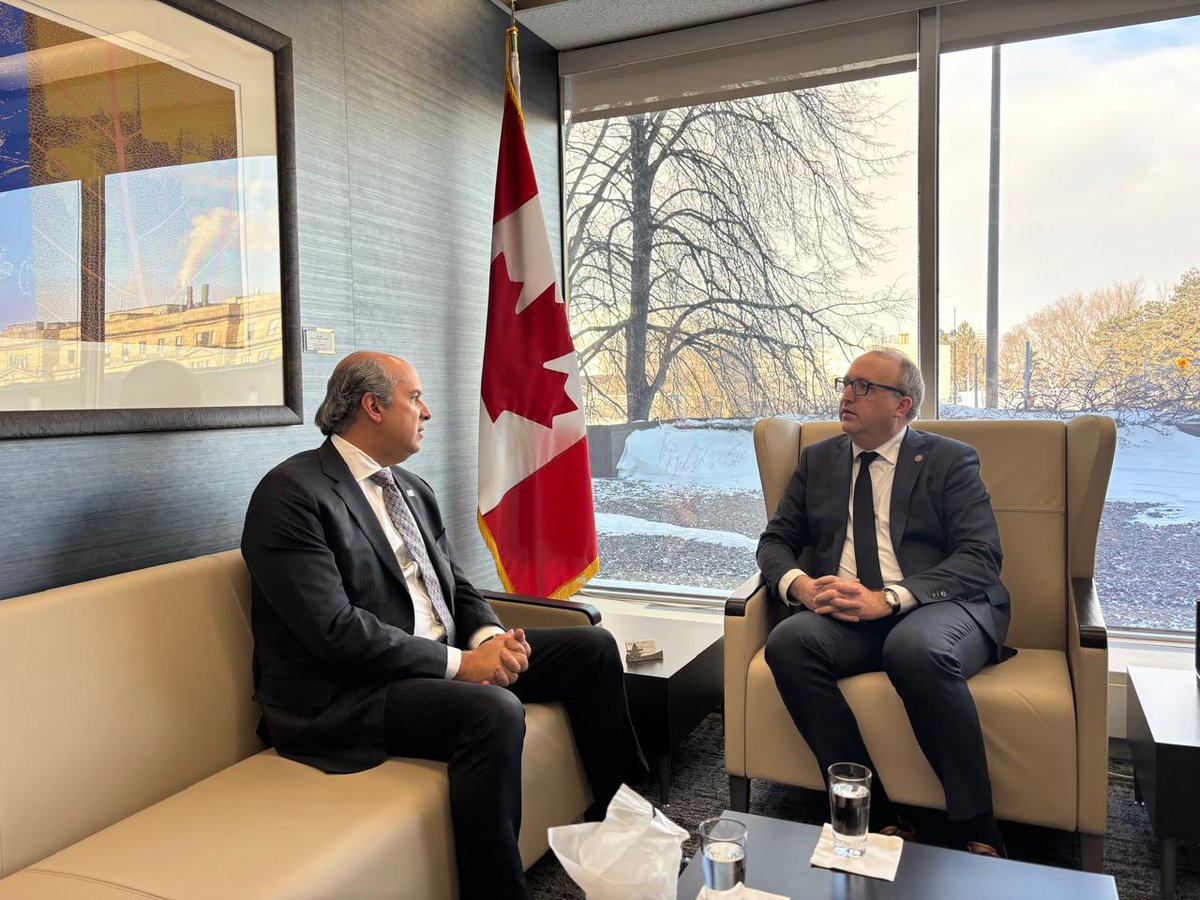 RDenCanada's tweet photo. El Embajador designado de la República Dominicana en Canadá, Su Excelencia José Blanco, presentó hoy las Copias de Estilo ante el señor Sébastien Carrière, jefe de Protocolo de Canadá, marcando el inicio de su gestión al frente de esta Misión Diplomática. https://t.co/ab1WHMs7Yt