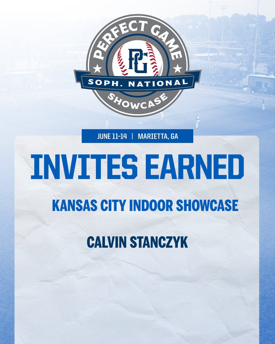 PG Showcases (@pgshowcases) on Twitter photo 🚨NATIONAL INVITES EARNED!!🚨
Congrats to the following players who stamped their ticket to a National Showcase from their performances at the Kansas City Indoor Showcase!
<a href="/PGMidwestBB/">Perfect Game Midwest Baseball</a> <a href="/PG_Scouting/">Perfect Game Scout</a> <a href="/PerfectGameUSA/">Perfect Game USA</a>
There is still time to earn your invite at one of our remaining 🚨NATIONAL INVITES EARNED!!🚨
Congrats to the following players who stamped their ticket to a National Showcase from their performances at the Kansas City Indoor Showcase!
<a href="/PGMidwestBB/">Perfect Game Midwest Baseball</a> <a href="/PG_Scouting/">Perfect Game Scout</a> <a href="/PerfectGameUSA/">Perfect Game USA</a>
There is still time to earn your invite at one of our remaining