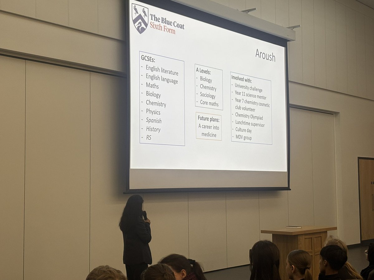 Brilliant launch to careers week <a href="/BrianClarkeAcad/">BrianClarkeAcademy</a> this afternoon. Thank you <a href="/BCOldham6thForm/">The Blue Coat Sixth Form</a> for your presentation and to Miss Barnes the wonderful 6th formers for sharing their journey so far. Exciting week ahead #NCW2025 #Ambition, Excellence, Community.