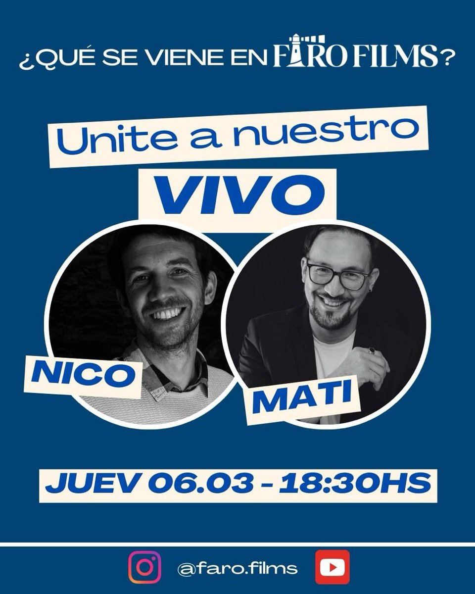 Este 2025 será un año clave para nosotros y queremos contarles por qué. Los esperamos este jueves a las 18:30 en vivo en Instagram y YouTube!
#cine #peliculas #loqueseviene #verdad #autenticidad