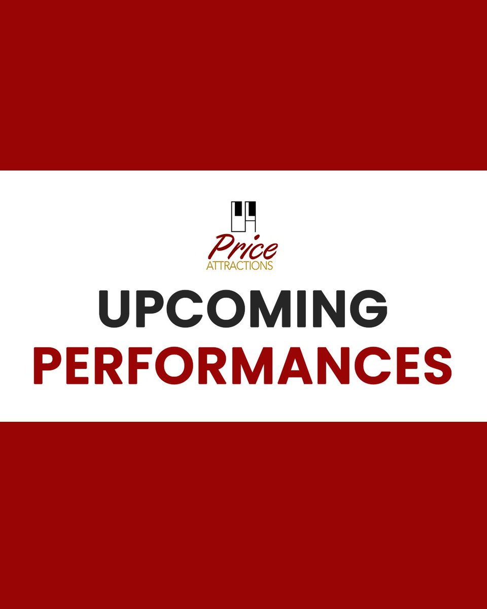 PriceAttraction's tweet image. 🎶✨ Upcoming Price Attractions Performances! ✨🎶

🎹 Ayako Yonetani – March 9 &amp;amp; 13
🎵 Gernot Wolfgang – Feb 24
🎤 Anastasia Chin – March 15 &amp;amp; 23

Don&apos;t miss these incredible concerts! 🎼🎻

📅 Full calendar: champ.ly/I_0lb0mQ

#LiveMusic #ClassicalConcerts