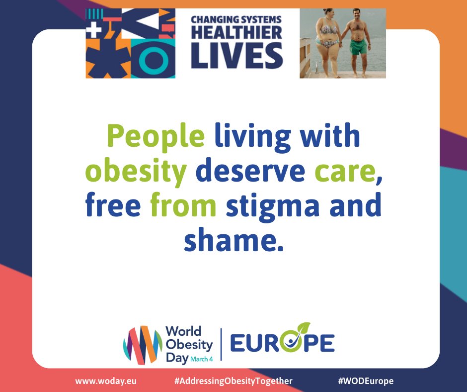 💙 Everyone deserves compassionate care, free from stigma and shame. 💙

People living with obesity deserve to be treated with respect, understanding, and support. Stigma only harms, while empathy and care can help them take the steps they need for better health.

Let’s create a