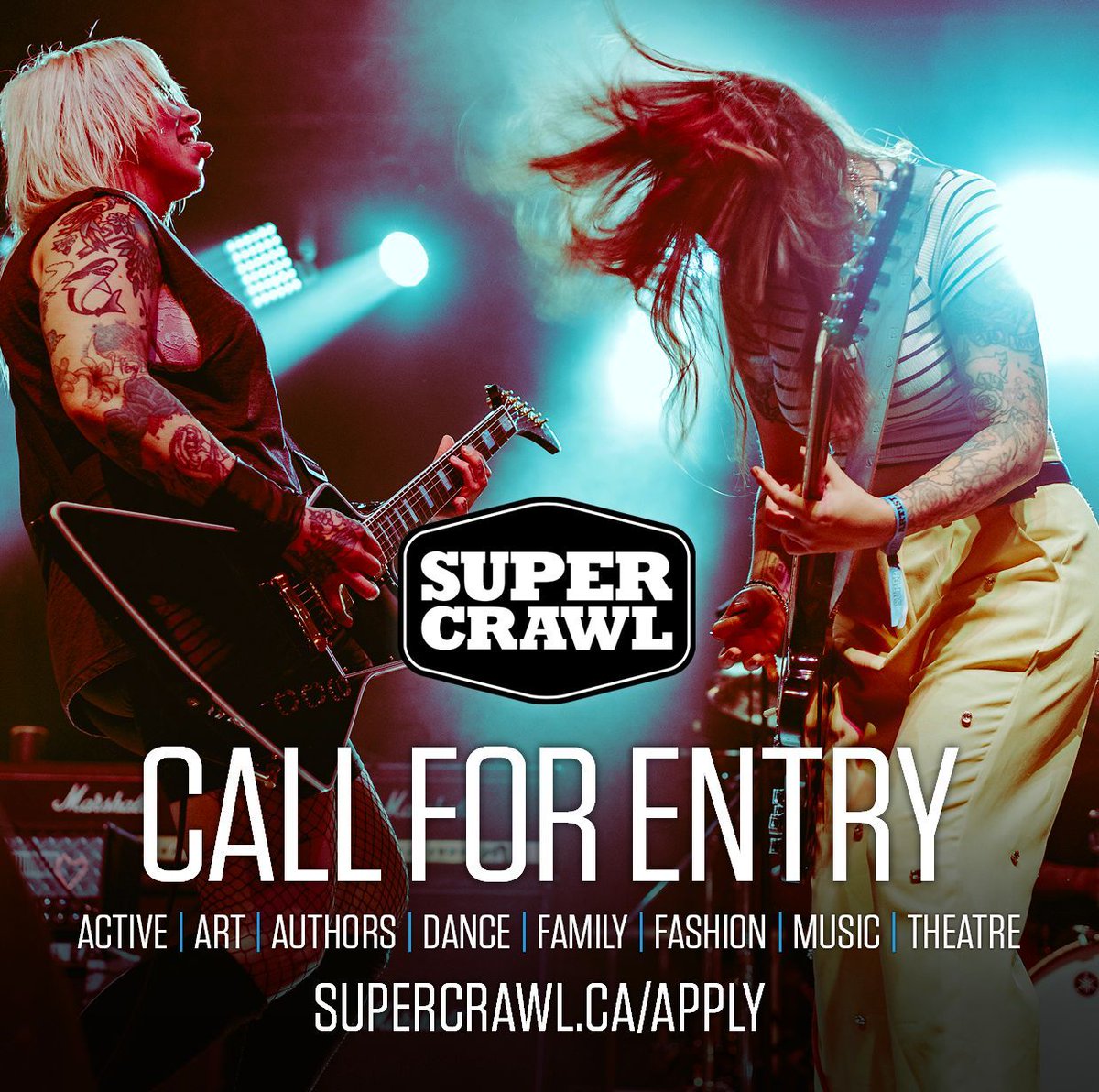 FINAL HOURS: Applications to be a part of the Active, Art, Authors, Dance, Family, Fashion, Music and Theatre zones at Supercrawl 2025 this September 12-14th close tonight at 11:59pm! Apply now at supercrawl.ca/apply! 

The Anti-Queens at Supercrawl 2024 
📸: @highfieldimages
