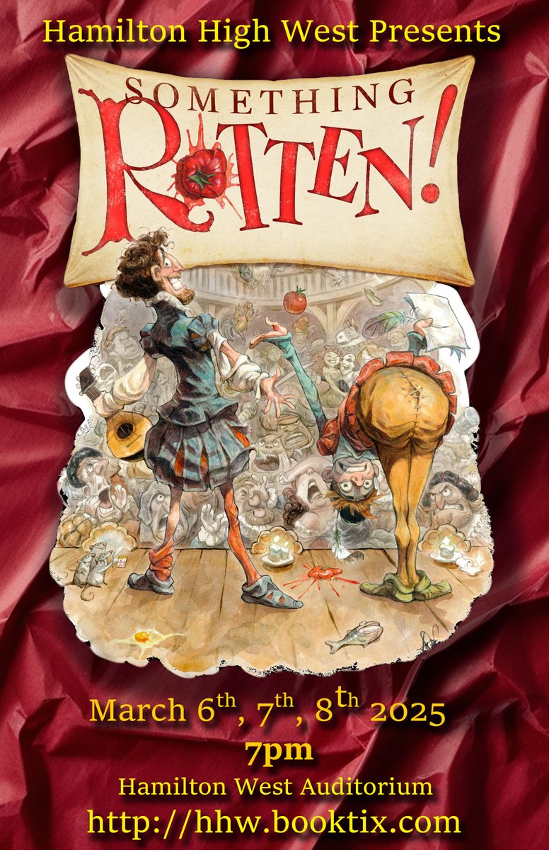 WeAreHTSD (@wearehtsd) on Twitter photo TODAY in Hamilton <a href="/HTSD_West/">Hamilton High West -The Hornet Buzz ๐</a>
Something Rotten!
Show dates:
๐ญ Thu., March 6, 2025, 7pm
๐ญ Fri., March 7, 2025, 7pm
๐ญ Sat., March 8, 2025, 7pm
Good luck, cast and crew!
#HTSD #HTSDpride
<a href="/ScottRRocco/">Scott Rocco, Ed.D.</a> <a href="/HTSDSecondary/">Jim Altobello Ed.D.</a> <a href="/WestVP_Flanagan/">Erin Flanagan</a> <a href="/AmandaJWegman/">Amanda Wegman</a> <a href="/LauraGeltch/">Laura Geltch</a> <a href="/HTSDCurriculum/">Hamilton Twp. C&I</a> TODAY in Hamilton <a href="/HTSD_West/">Hamilton High West -The Hornet Buzz ๐</a>
Something Rotten!
Show dates:
๐ญ Thu., March 6, 2025, 7pm
๐ญ Fri., March 7, 2025, 7pm
๐ญ Sat., March 8, 2025, 7pm
Good luck, cast and crew!
#HTSD #HTSDpride
<a href="/ScottRRocco/">Scott Rocco, Ed.D.</a> <a href="/HTSDSecondary/">Jim Altobello Ed.D.</a> <a href="/WestVP_Flanagan/">Erin Flanagan</a> <a href="/AmandaJWegman/">Amanda Wegman</a> <a href="/LauraGeltch/">Laura Geltch</a> <a href="/HTSDCurriculum/">Hamilton Twp. C&I</a>