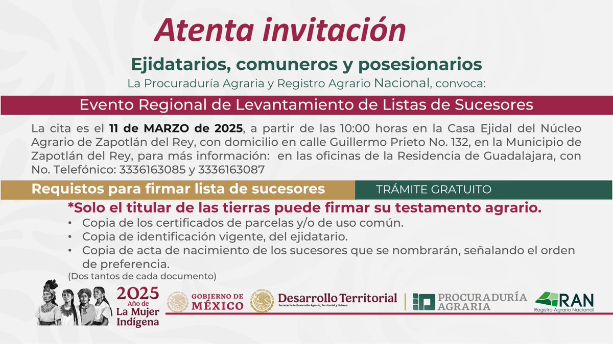 Procuraduría Agraria tweet media