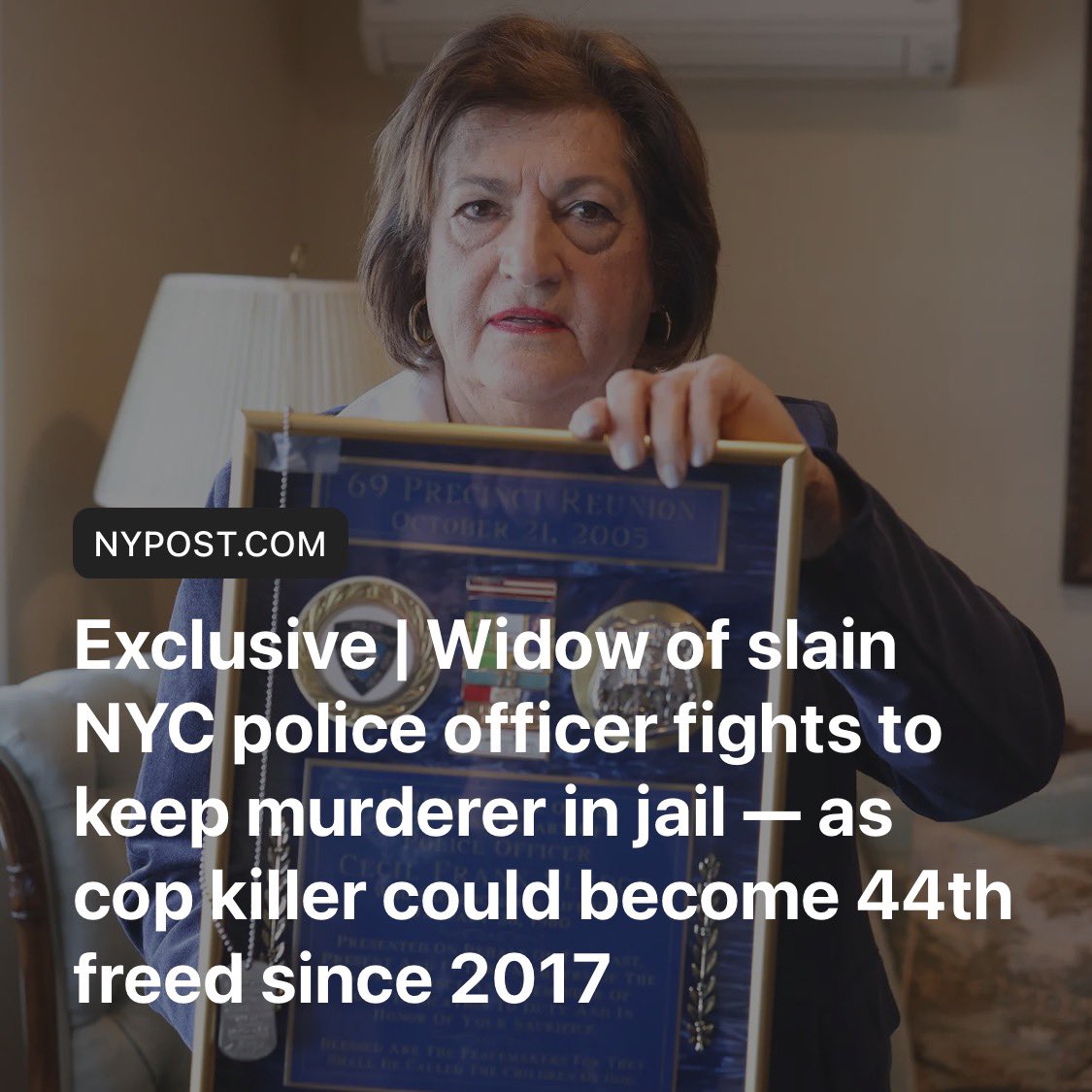 The families of police officers who were killed in the line of duty live life sentences of sacrifice without their loved ones. Cecil Sledge is a hero in blue. His family deserves to know the person convicted of his murder will remain behind bars forever. There must be zero