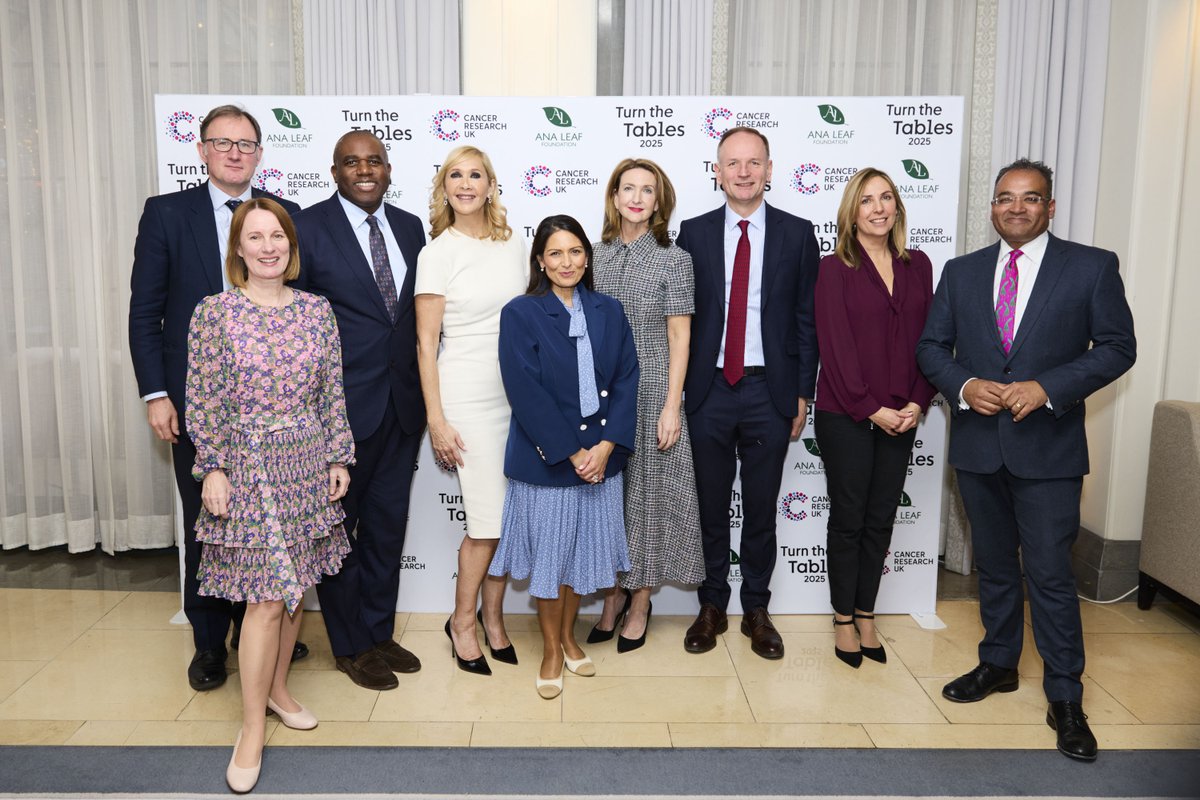 Michelle Mitchell (@michelle_cruk) on Twitter photo I always look forward to #TurnTheTables and it didn’t disappoint, raising £200k for @cr_uk's lifesaving research.
Thank you to @VicDerbyshire and @KrishGM for agreeing to be interviewed, and <a href="/DavidLammy/">David Lammy</a> and @PritiPatel for stepping up as interviewers. Thanks to <a href="/TaniaBryer/">Tania Bryer OBE</a>, I always look forward to #TurnTheTables and it didn’t disappoint, raising £200k for @cr_uk's lifesaving research.
Thank you to @VicDerbyshire and @KrishGM for agreeing to be interviewed, and <a href="/DavidLammy/">David Lammy</a> and @PritiPatel for stepping up as interviewers. Thanks to <a href="/TaniaBryer/">Tania Bryer OBE</a>,