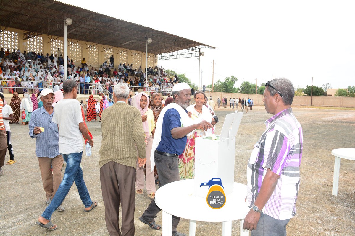Elections in Massawa, #Eritrea for 10 Administrators, Directors, 22 Coordinators. 

Elections for national office: haram! 

Elections for local office: halal!

Term: 3 years 

Candidacy Criteria: Unknown

Number or candidates: Unknown

Participation Rate: Unquantified 

Who