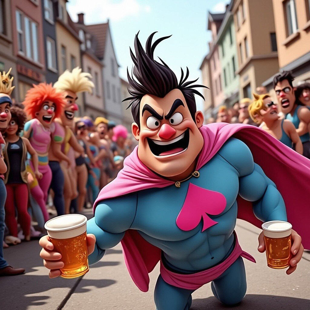 BoobzCoin's tweet image. About this weekend: Boobzman went full degen at Aalst Carnaval—spillin’ beer, dancin’ off his rocker, and wreckin’ the party like a true wild child! 🍻🎉

#DegenLife #AalstCarnaval #PartyTime #Wasted #TurnUp #FOMO #PartyAnimal