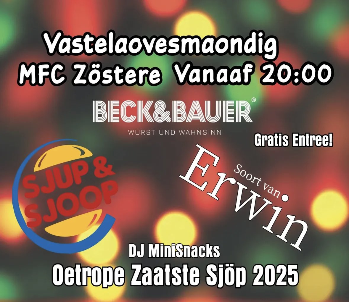 Nao 2 TOP daag in  de Zoeskoel geit vanaovend de snor wer ins op ut gezicht….

🇩🇪 <a href="/beckundbauer/">Beck & Bauer</a> 
🎉 Susteren 20.45
🎉 Horn 23.00

#fastelovend <a href="/nr1artiesten/">Nr.1 Artiesten</a>