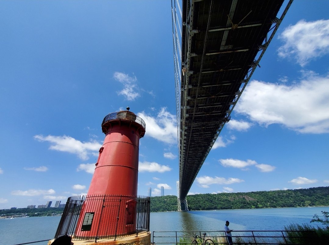 New York City view from the George Washington Bridge