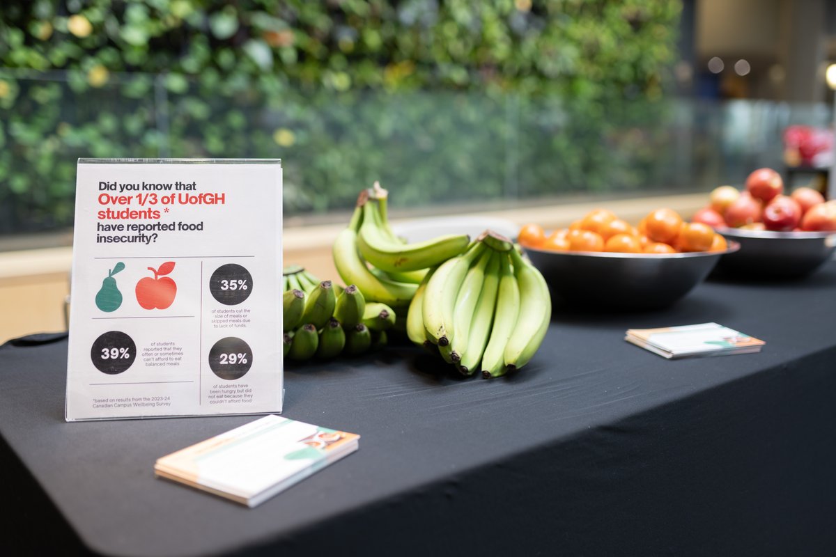 Student Services teamed up with student volunteers to put on the Meals That Matter event to promote food security initiatives at Guelph-Humber, remove the stigma around it and promote the Food Security Fund.

Learn more: guelphhumber.ca/news-events/ne…

#GuelphHumber #UofGH