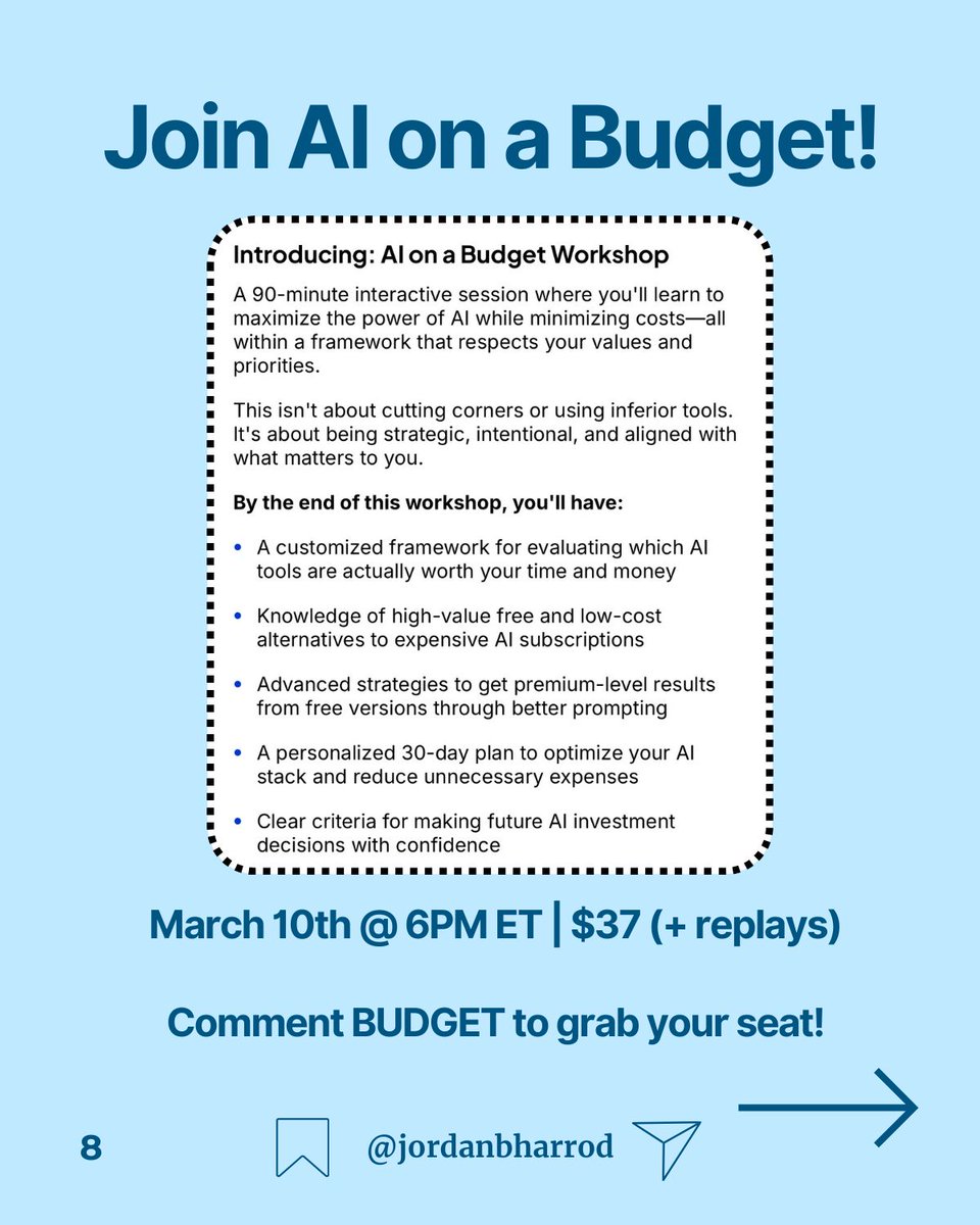 Grab your seat here: stan.store/jordanharrod