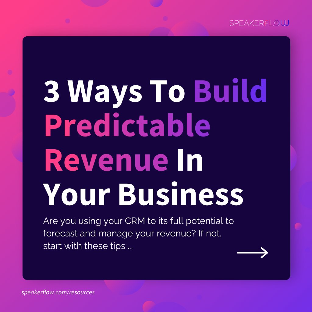 SpeakerFlow's tweet image. If you&apos;re a speaker, coach, or consultant, you know that the inconsistency of client work can make revenue feel like a rollercoaster. But the key to lasting success isn’t chasing every new lead—it’s building a system that creates predictable income. 💰

speakerflow.com/system?utm_cam…