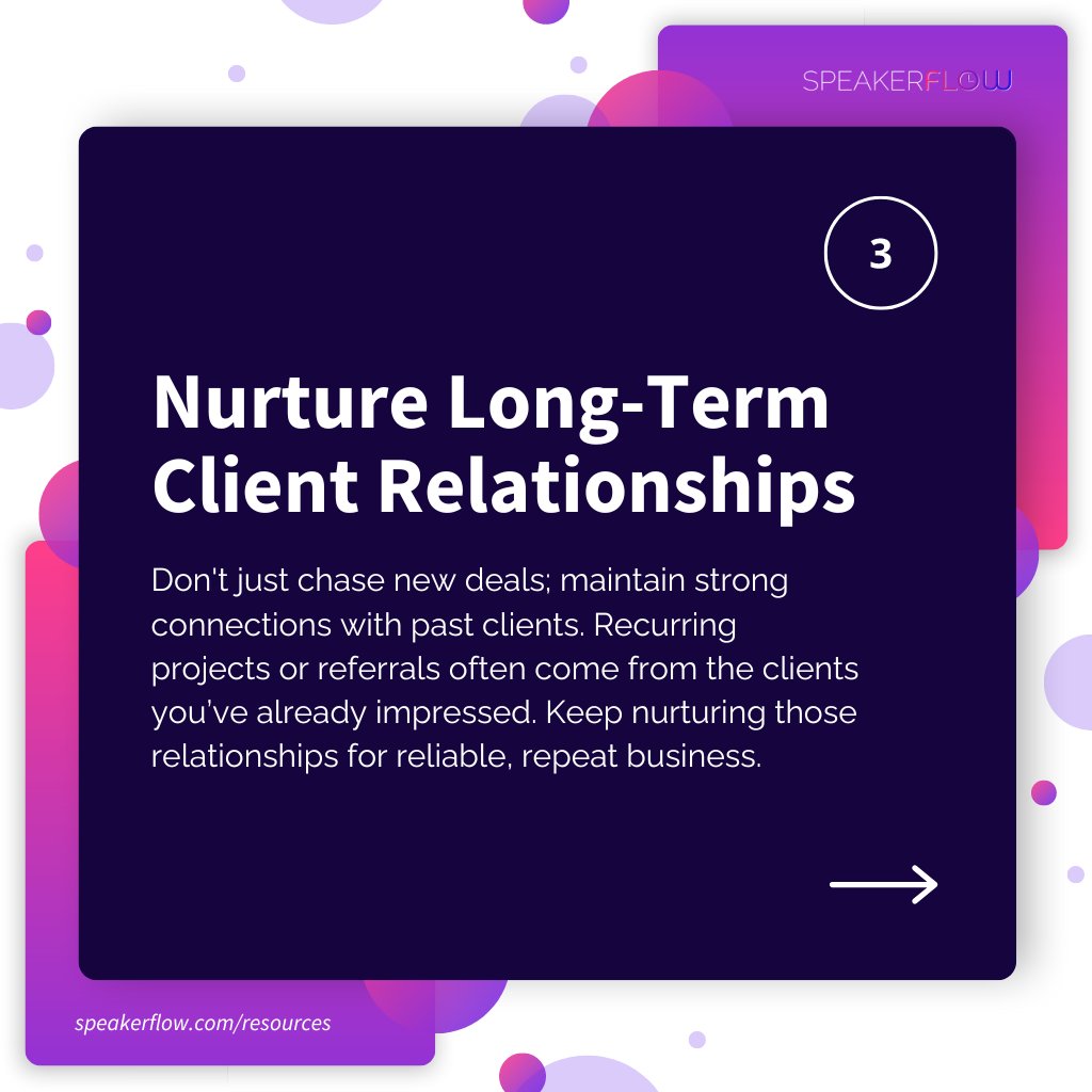 SpeakerFlow's tweet image. If you&apos;re a speaker, coach, or consultant, you know that the inconsistency of client work can make revenue feel like a rollercoaster. But the key to lasting success isn’t chasing every new lead—it’s building a system that creates predictable income. 💰

speakerflow.com/system?utm_cam…