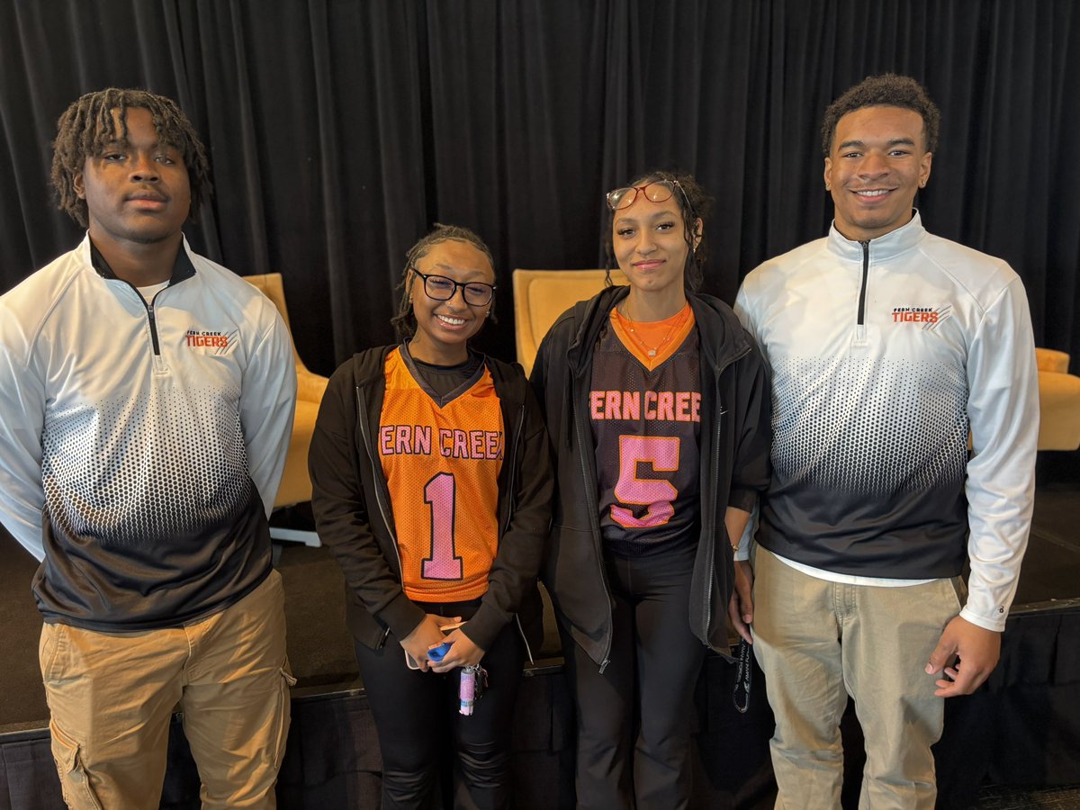 Fern Creek Football (@ferncreekfb) on Twitter photo <a href="/fcthsathletics/">Fern Creek High School</a> present for the 1st ever Emerging GOAT Awards. Thanks to <a href="/AliCenter/">Muhammad Ali Center</a> and <a href="/SportsinLou/">Louisville Sports</a> for putting it on and for <a href="/TravisHunterJr/">Travis Hunter</a> for speaking! <a href="/FernCreekHigh/">Fern Creek High School</a> <a href="/LauraRutledge/">Laura Rutledge</a> <a href="/iamtjcothron/">Tracy (TJ) Cothron Jr.</a> <a href="/CoachJoshAbell/">Joshua Abell</a> <a href="/fcthsathletics/">Fern Creek High School</a> present for the 1st ever Emerging GOAT Awards. Thanks to <a href="/AliCenter/">Muhammad Ali Center</a> and <a href="/SportsinLou/">Louisville Sports</a> for putting it on and for <a href="/TravisHunterJr/">Travis Hunter</a> for speaking! <a href="/FernCreekHigh/">Fern Creek High School</a> <a href="/LauraRutledge/">Laura Rutledge</a> <a href="/iamtjcothron/">Tracy (TJ) Cothron Jr.</a> <a href="/CoachJoshAbell/">Joshua Abell</a>