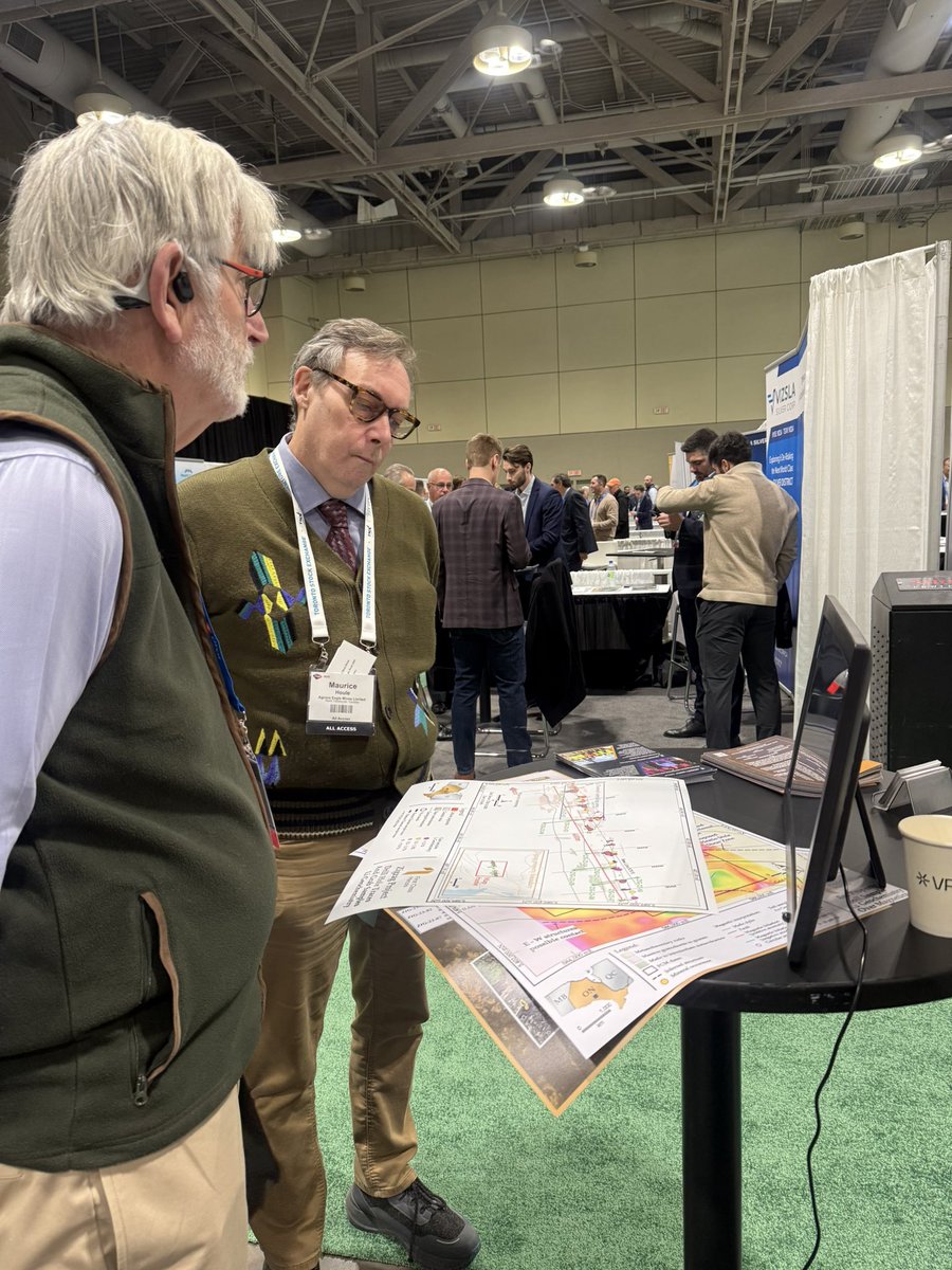 a lot of interest in #FCM  @PDAC.
and positive news released today about funding for field work 👀