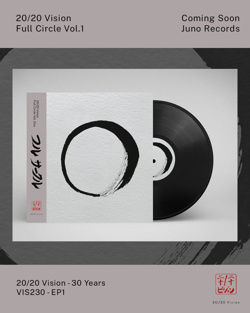 20/20 Vision - Full Circle Vol.1 drops next Monday via Juno Records... A collection of bona fide classics from the 20/20 Vision vaults👇🏼

Christian Löffler – York
Tuccillo – Sabotage
Art Of Tones – Praise (Llorca Remix)
Wulf n Bear – Space Groover

🔗Pre-order link in bio.