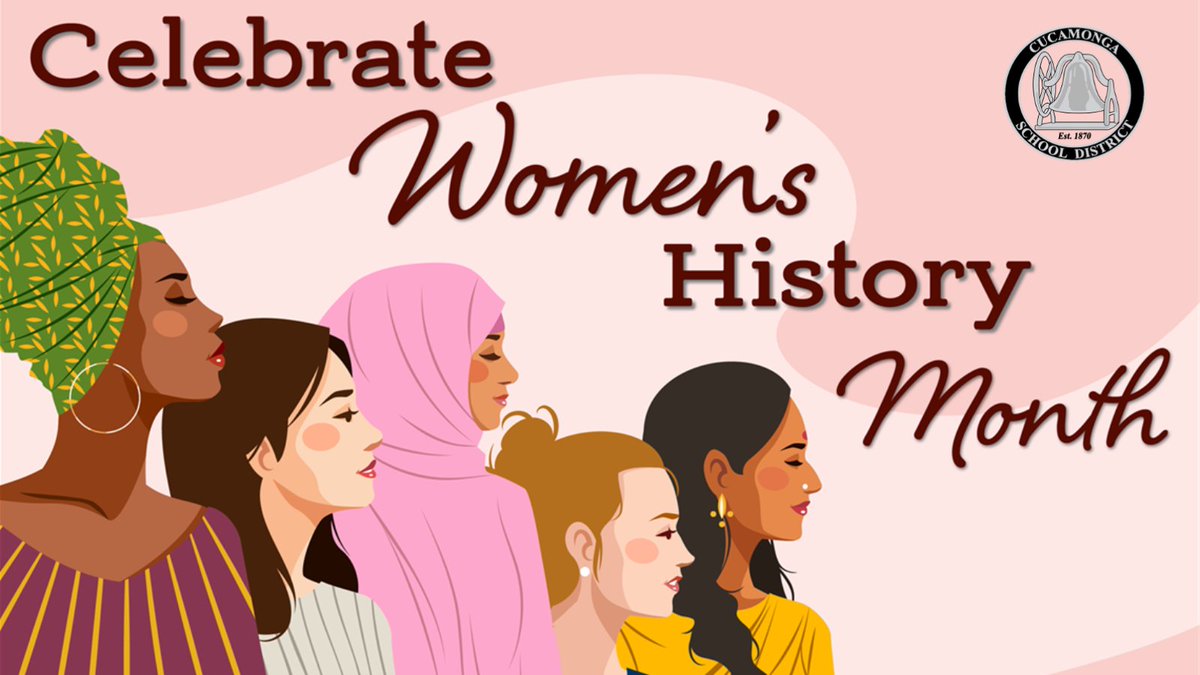 Cucamonga School District (@cucamongasd) on Twitter photo Celebrating the incredible women who inspire us every day! Happy Women's History Month from the Cucamonga School District. 💪🌸 #WomensHistoryMonth2025 Celebrating the incredible women who inspire us every day! Happy Women's History Month from the Cucamonga School District. 💪🌸 #WomensHistoryMonth2025