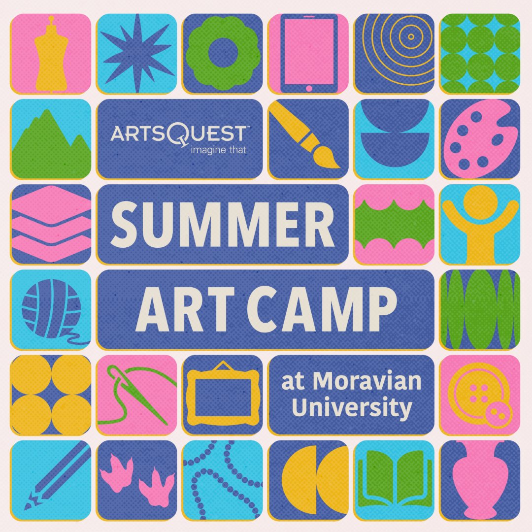 Summer Art Camp 2025 is headed to <a href="/MoravianU/">Moravian University</a>! ✨🎨

Ages 4-9 are ON SALE NOW, and Studio Intensives (ages 10-18) drop in early March! More info can be found👉 brnw.ch/21wR4Oh